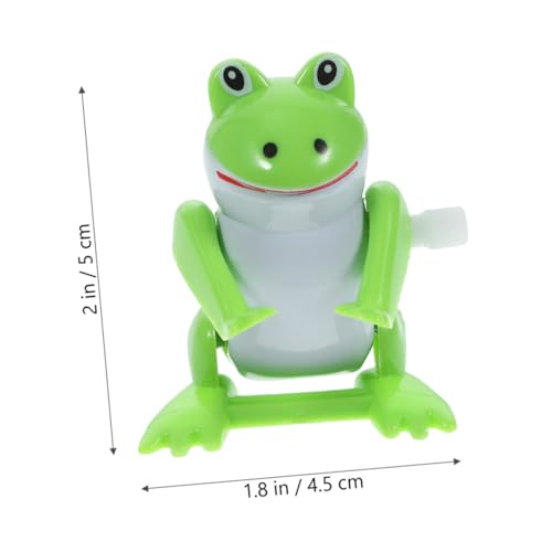 FUNNETOYU 4 Stück Teiliges Aufziehbare Froschspielzeuge Kleine Kinderspiele Mit Springfunktion Party Mitgebsel Geburtstagsgeschenk Lustige Froschfiguren von FUNNETOYU
