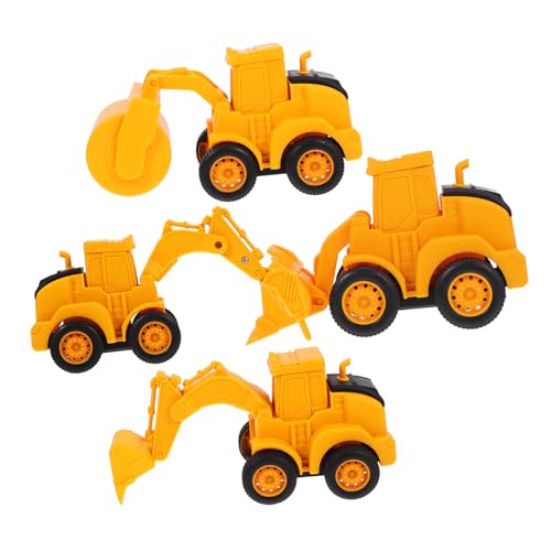 FUNNETOYU 4 Stück Teiliges Baufahrzeug Realistischer Bagger Robuste und Sichere Materialqualität Kompakte für Kleine Hände Fördert Kreativität und Koordination FUNNETOYU 4 Stück Teiliges Baufahrzeug Realistischer Bagger Robuste und Sichere Materialqualität Kompakte für Kleine Hände Fördert Kreativität und Koordination von FUNNETOYU