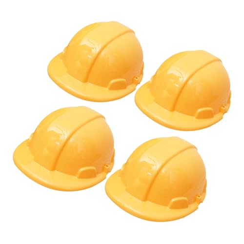FUNNETOYU 4 Stück Teiliges Baustellenhelm Gelber Sicherheitshelm für Rollenspiele Leichter Helm für Jungen und Mädchen Realistische Simulation Robustes Material für Kreatives FUNNETOYU 4 Stück Teiliges Baustellenhelm Gelber Sicherheitshelm für Rollenspiele Leichter Helm für Jungen und Mädchen Realistische Simulation Robustes Material für Kreatives von FUNNETOYU
