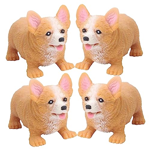 FUNNETOYU 4 Stück Teiliges Corgi Hund Squeeze Stressabbauende Elastische Stress Toys für Erwachsene für Druckabbau und Spaß mit Bunten Designs FUNNETOYU 4 Stück Teiliges Corgi Hund Squeeze Stressabbauende Elastische Stress Toys für Erwachsene für Druckabbau und Spaß mit Bunten Designs von FUNNETOYU