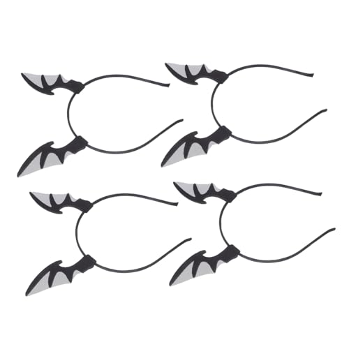FUNNETOYU 4 Stück Teiliges Halloween Stirnband Leichtes Schwarzes Netz-bat Hair Accessory mit Detaillierten Fledermausflügeln Komfortables Kostüm Haarband für Frauen für Party Festtagslooks FUNNETOYU 4 Stück Teiliges Halloween Stirnband Leichtes Schwarzes Netz-bat Hair Accessory mit Detaillierten Fledermausflügeln Komfortables Kostüm Haarband für Frauen für Party Festtagslooks von FUNNETOYU