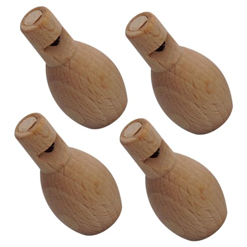 FUNNETOYU 4 Stück Teiliges Holzpfeifen DIY Mini pfeifen aus Naturbelassenem Holz Sicherer Musikspielzeug für Kleinkinder Tragbar und Bemalbar Pädagogisches Geschenk FUNNETOYU 4 Stück Teiliges Holzpfeifen DIY Mini pfeifen aus Naturbelassenem Holz Sicherer Musikspielzeug für Kleinkinder Tragbar und Bemalbar Pädagogisches Geschenk von FUNNETOYU