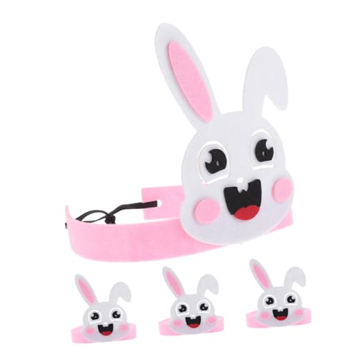 FUNNETOYU 4 Stück Teiliges Osterhasen Haarband Niedliches Kaninchen Stirnband für Party und Bühnenauftritte Leichtes Komfortables Kopfschmuck mit Stylischem Hasenohren Design FUNNETOYU 4 Stück Teiliges Osterhasen Haarband Niedliches Kaninchen Stirnband für Party und Bühnenauftritte Leichtes Komfortables Kopfschmuck mit Stylischem Hasenohren Design von FUNNETOYU