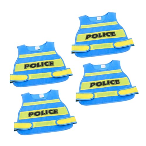 FUNNETOYU 4 Stück Teiliges Polizei Kostüm mit Weste Realistische Polizei Uniform für Karneval Halloween Rollenspiel Karriere Kostüm für Langlebig Pflegeleicht Party und Schulveranstaltungen FUNNETOYU 4 Stück Teiliges Polizei Kostüm mit Weste Realistische Polizei Uniform für Karneval Halloween Rollenspiel Karriere Kostüm für Langlebig Pflegeleicht Party und Schulveranstaltungen von FUNNETOYU