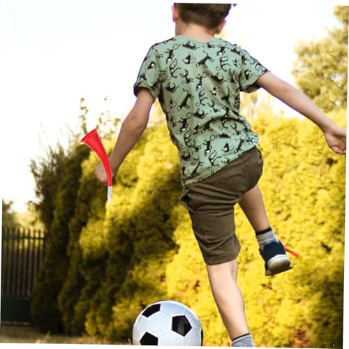 FUNNETOYU 4 Stück Teiliges Praktische Lustige Tröten für Farbige Fußball Party favoriten Robustes Ox Horn mit Klarem Klang für Sportveranstaltungen und Anfeuerungen Zufällige Farbe von FUNNETOYU