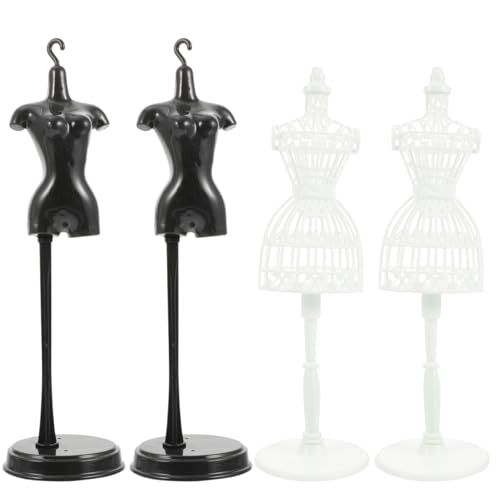 FUNNETOYU 4 Stück Teiliges Puppen schneiderpuppen Modische Mini mannequins mit Stabiler Basis für Puppenkleider Display Fensterdeko und Puppenzubehör FUNNETOYU 4 Stück Teiliges Puppen schneiderpuppen Modische Mini mannequins mit Stabiler Basis für Puppenkleider Display Fensterdeko und Puppenzubehör von FUNNETOYU