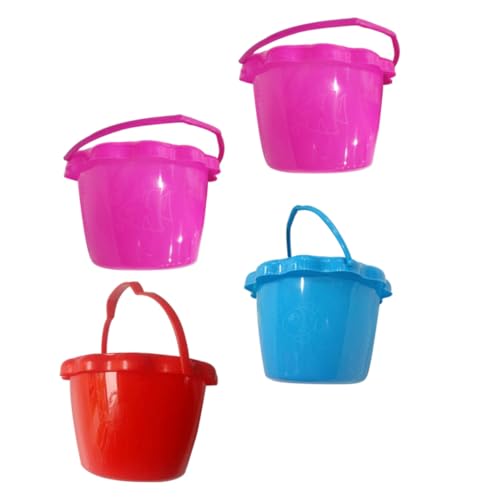 FUNNETOYU 4 Stück Teiliges Sandspielzeug mit Robusten Umweltfreundlichen Kunststoff Eimern und Tragegriff Vielseitig als Kindersandkasten Gartenspielzeug Fördert Kreativität Zufällige Farbe FUNNETOYU 4 Stück Teiliges Sandspielzeug mit Robusten Umweltfreundlichen Kunststoff Eimern und Tragegriff Vielseitig als Kindersandkasten Gartenspielzeug Fördert Kreativität Zufällige Farbe von FUNNETOYU