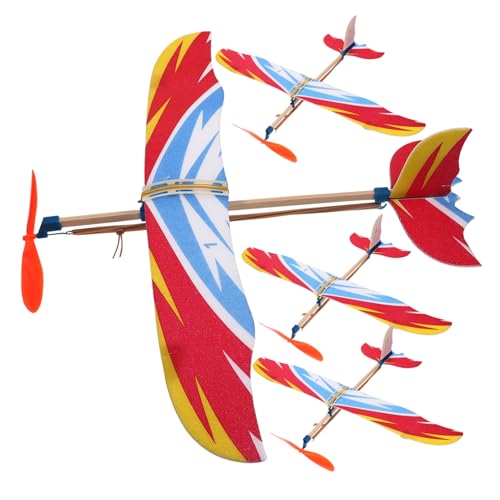 FUNNETOYU 4 Stück Teiliges Segelflugzeug Leichtem Interaktive Gleiter für Fördert Hand Auge koordination und Eltern Junge Mädchen bindung Einfacher Wurfflugspaß für Drinnen und Draußen FUNNETOYU 4 Stück Teiliges Segelflugzeug Leichtem Interaktive Gleiter für Fördert Hand Auge koordination und Eltern Junge Mädchen bindung Einfacher Wurfflugspaß für Drinnen und Draußen von FUNNETOYU