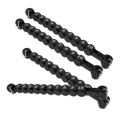 FUNNETOYU 4 Stück Teiliges Tischfußball-Score-Counter- Präzise Zählmechanismen für Zwei Spieler Einfache Montage Schwarz für Tischfußball und Familienspiele FUNNETOYU 4 Stück Teiliges Tischfußball-Score-Counter- Präzise Zählmechanismen für Zwei Spieler Einfache Montage Schwarz für Tischfußball und Familienspiele von FUNNETOYU