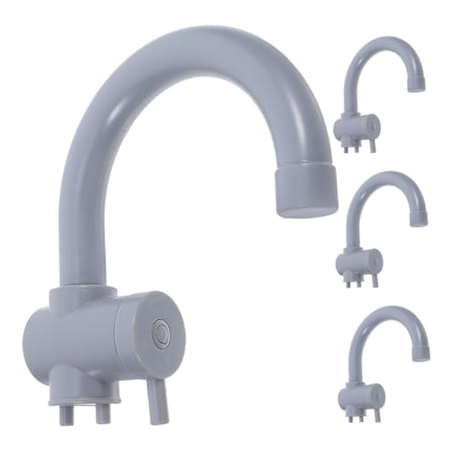 FUNNETOYU 4 Stück Teiliges Wasserhahn Kunststoff Küchenarmatur Simulation Realistisches Design Leicht Sicher Für Rollenspiele Zuhause und Draußen FUNNETOYU 4 Stück Teiliges Wasserhahn Kunststoff Küchenarmatur Simulation Realistisches Design Leicht Sicher Für Rollenspiele Zuhause und Draußen von FUNNETOYU