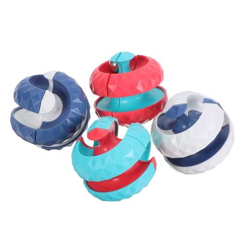FUNNETOYU 4 Stück Tragbare Drehkugel-Puzzle-spielzeuge zur Stressreduktion Sensorisches Fidget-Toy für Erwachsene Fördert Konzentration für Büro Reise Zuhause Kindertagsgeschenk FUNNETOYU 4 Stück Tragbare Drehkugel-Puzzle-spielzeuge zur Stressreduktion Sensorisches Fidget-Toy für Erwachsene Fördert Konzentration für Büro Reise Zuhause Kindertagsgeschenk von FUNNETOYU