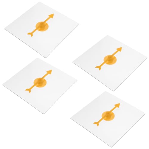 FUNNETOYU 4 Stück Transparente Plattenspieler DIY Zubehör Spielpfeile Brettspiele Spielbrett Spiel Mathematik Spiel Ersatz Kunststoff FUNNETOYU 4 Stück Transparente Plattenspieler DIY Zubehör Spielpfeile Brettspiele Spielbrett Spiel Mathematik Spiel Ersatz Kunststoff von FUNNETOYU