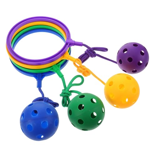FUNNETOYU 4 Stücke Knöchel Spielzeug Jump Knöchel Seile Überspringen Jump Spielzeug Sport Bälle Für Mädchen Jungen Gym Class Hause Spielplatz Ausübung Körper Brennen von FUNNETOYU