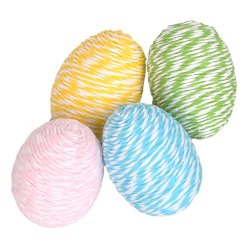 FUNNETOYU 4 Stücke Party Bag Stuffer Festival Schmuck Ostern Partei Liefert Schaum Ostern Eier Baumwolle Seil FUNNETOYU 4 Stücke Party Bag Stuffer Festival Schmuck Ostern Partei Liefert Schaum Ostern Eier Baumwolle Seil von FUNNETOYU
