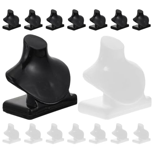 FUNNETOYU 40 Stück Teiliges Miniatur Schmuckständer Mini Mannequin für Puppenhaus Schmuckhalter für Halsketten und Armbänder Leicht Stabil Realistisch für Kreatives Kinderspiel von FUNNETOYU