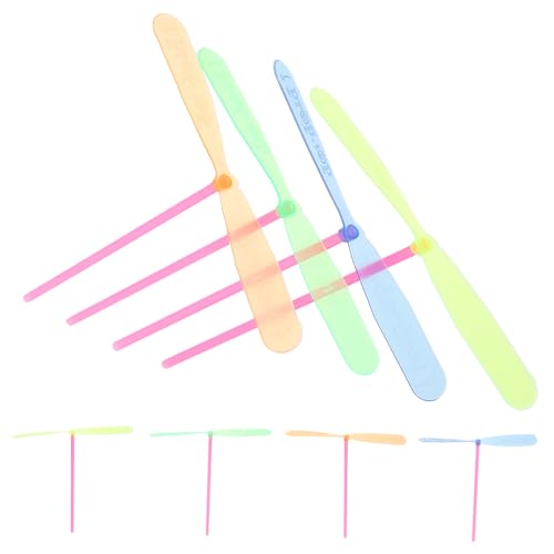 FUNNETOYU 40 Stück Teiliges Outdoor Spielset Fliegende Bambus Drachenflieger für Handbetriebene Flugspielzeuge mit Glatter Oberfläche Robust und Sicher Zufällige Farben für Zufällige Farbe von FUNNETOYU