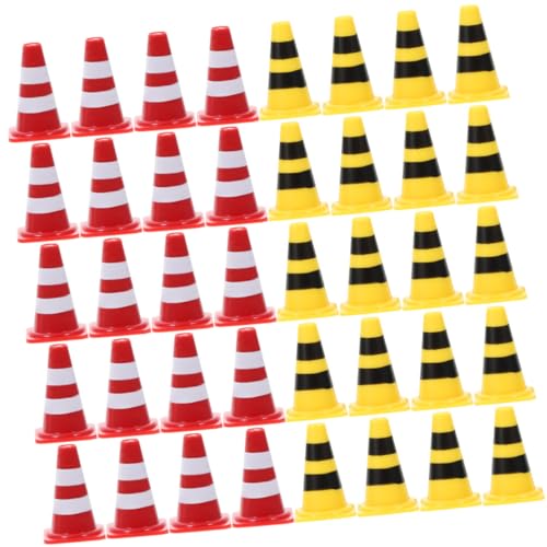 FUNNETOYU 40 Stück Teiliges Verkehrszeichen spielset Roten und Gelben Mini verkehrskegeln Pädagogisches Verkehrssignalmodell für Leicht Kompakt für Baustellen Verkehrserziehung FUNNETOYU 40 Stück Teiliges Verkehrszeichen spielset Roten und Gelben Mini verkehrskegeln Pädagogisches Verkehrssignalmodell für Leicht Kompakt für Baustellen Verkehrserziehung von FUNNETOYU