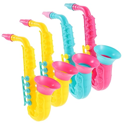 FUNNETOYU 4Stücke Teiliges Saxophon für Bildungsspielzeug für Musik Lernen und Kreative Partys Langlebig und Leicht zu Transportieren FUNNETOYU 4Stücke Teiliges Saxophon für Bildungsspielzeug für Musik Lernen und Kreative Partys Langlebig und Leicht zu Transportieren von FUNNETOYU
