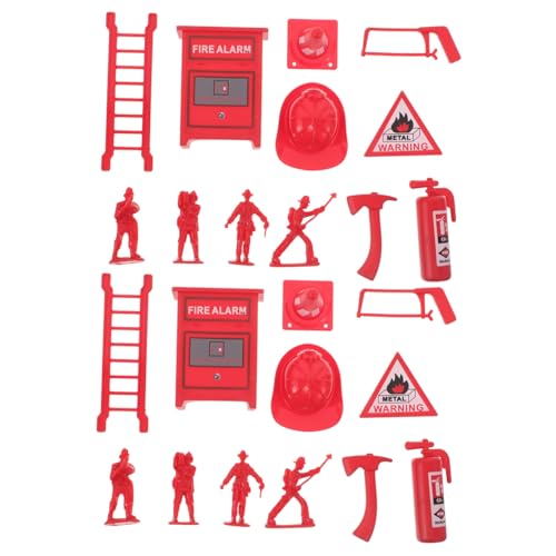 FUNNETOYU 5 Sätze Teiliges Feuerwehrmann Spielset Miniatur-feuerlöscher Modelle Robustes Kunststoff Zubehör für Rollenspiele Mehrspieler-deko für Puppenhaus und Foto-Requisiten FUNNETOYU 5 Sätze Teiliges Feuerwehrmann Spielset Miniatur-feuerlöscher Modelle Robustes Kunststoff Zubehör für Rollenspiele Mehrspieler-deko für Puppenhaus und Foto-Requisiten von FUNNETOYU