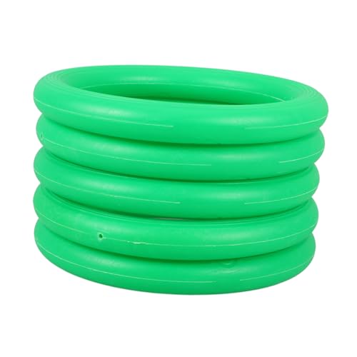 FUNNETOYU 5 Stück Gymnastikring Yoga Ball Display Stand Stand Sport Yoga -Ball Gymnastikball klein Fußballbasis Erinnerungsstücke Bälle-Befestigungsringe Ballaufbewahrungshalter pp Grün von FUNNETOYU