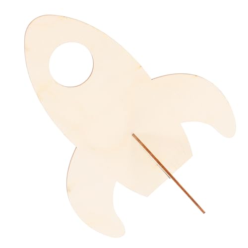 FUNNETOYU 5 Stück Holz Raketenspielzeug Für Party Raketenbausatz Raumschiff Handabdruck Dekoratives DIY- Starten Bauen Khaki Hölzern FUNNETOYU 5 Stück Holz Raketenspielzeug Für Party Raketenbausatz Raumschiff Handabdruck Dekoratives DIY- Starten Bauen Khaki Hölzern von FUNNETOYU