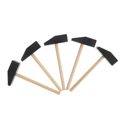 FUNNETOYU 5 Stück Holzhammer, Spielzeug Für Kinder, Kleiner Und Sicherer Hammer Für Kinder-DIY-projekte Und Holzhausbau FUNNETOYU 5 Stück Holzhammer, Spielzeug Für Kinder, Kleiner Und Sicherer Hammer Für Kinder-DIY-projekte Und Holzhausbau von FUNNETOYU