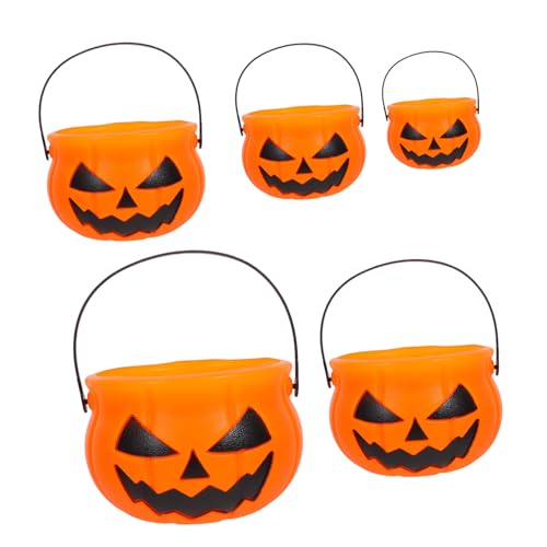 FUNNETOYU 5 Stück Kürbis Eimer Große Halloween-schüssel Mit Süßigkeiten Halloween -dekorationen Süßigkeiteneimer Halloween Eimer Für Halloween-leckereien Halter Halloween- Orange Abs FUNNETOYU 5 Stück Kürbis Eimer Große Halloween-schüssel Mit Süßigkeiten Halloween -dekorationen Süßigkeiteneimer Halloween Eimer Für Halloween-leckereien Halter Halloween- Orange Abs von FUNNETOYU