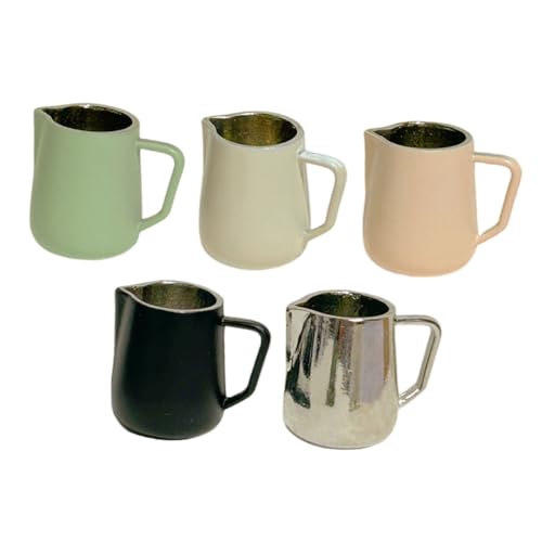 FUNNETOYU 5 Stück Messbecher Puppenhaus-milchkännchen Süße Tassen Kaffeekanne Milchspender Kaffeebecher Espressotassen Kaffeetasse Mini-Latte-Tasse Mini-milchdampferkrug Legierung FUNNETOYU 5 Stück Messbecher Puppenhaus-milchkännchen Süße Tassen Kaffeekanne Milchspender Kaffeebecher Espressotassen Kaffeetasse Mini-Latte-Tasse Mini-milchdampferkrug Legierung von FUNNETOYU