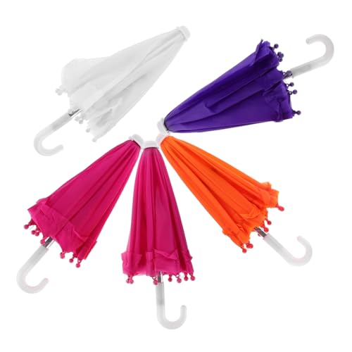 FUNNETOYU 5 Stück Mini-Regenschirm- Mini-Puppenschirm Kinderspielzeug für Toys gebutagsdeko Regenschirmzubehör für Mini Regenschirm FUNNETOYU 5 Stück Mini-Regenschirm- Mini-Puppenschirm Kinderspielzeug für Toys gebutagsdeko Regenschirmzubehör für Mini Regenschirm von FUNNETOYU