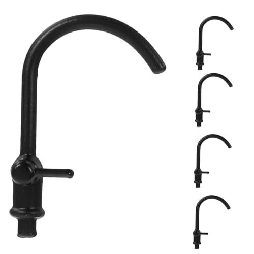 FUNNETOYU 5 Stück Miniatur Szenenspielzeug Badezimmer Basteln Winziger Mischbatterie Miniatur Lebensmittel Für Puppenhaus von FUNNETOYU