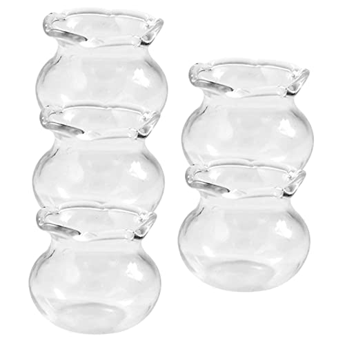 FUNNETOYU 5 Stück Puppenhaus Aquarium Panzer Miniatur Puppenhaus-Desktop-Ornamente künstlich Tank glasgefäß tischdeko esstisch Mikro-Fischschalen Sie Mini-Hauszubehör FUNNETOYU 5 Stück Puppenhaus Aquarium Panzer Miniatur Puppenhaus-Desktop-Ornamente künstlich Tank glasgefäß tischdeko esstisch Mikro-Fischschalen Sie Mini-Hauszubehör von FUNNETOYU