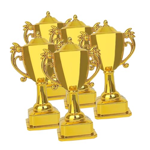 FUNNETOYU 5 Stück Puppenhaus-Trophäe Miniatur Machen Sie es Mini-Essen Auto Mini-Trophäen zur Auszeichnung für plastikbecher Plastik Trophäe Trophäendekor aus Plastik Golden FUNNETOYU 5 Stück Puppenhaus-Trophäe Miniatur Machen Sie es Mini-Essen Auto Mini-Trophäen zur Auszeichnung für plastikbecher Plastik Trophäe Trophäendekor aus Plastik Golden von FUNNETOYU