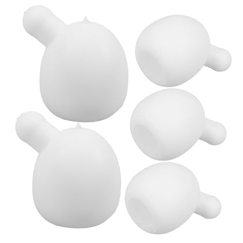 FUNNETOYU 5 Stück Squeeze Doll Insert Bubble Einsätze aus Weichem TPR Langlebige Blaseneinsätze für DIY Spielzeugherstellung Verbessert Feinmotorik Geeignet für Basteln und Stressabbau von FUNNETOYU