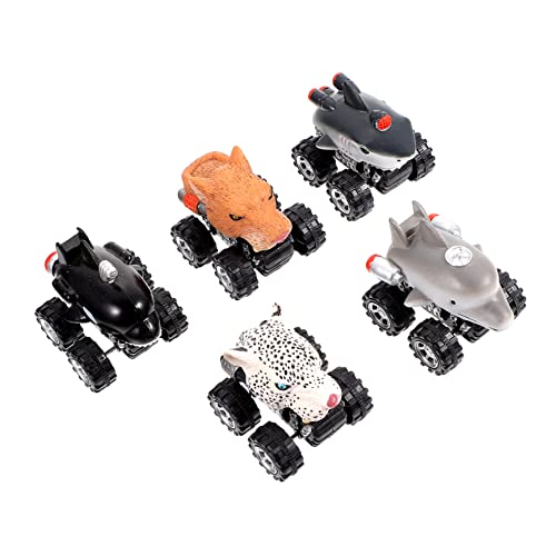 FUNNETOYU 5 Stück Teiliges Aufziehfahrzeuge Spielzeugautos Miniaturen Lackiert Pädagogisch Lustig Für Jungen Mädchen Ab Jahren von FUNNETOYU