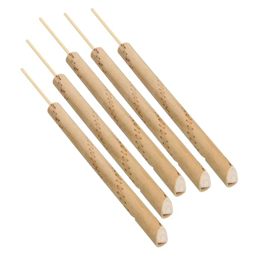 FUNNETOYU 5 Stück Teiliges Bambus Vogelpfeifen Edukatives Musikspielzeug mit Variabler Tonhöhe Einfache Handhabung für Erwachsene Naturbelassene für Spielerisches Lernen und Unterhaltung FUNNETOYU 5 Stück Teiliges Bambus Vogelpfeifen Edukatives Musikspielzeug mit Variabler Tonhöhe Einfache Handhabung für Erwachsene Naturbelassene für Spielerisches Lernen und Unterhaltung von FUNNETOYU