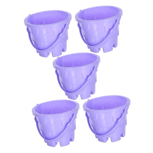 FUNNETOYU 5 Stück Teiliges Mini Sandspielzeug Bunte Leichte Kunststoff Eimer für Handliche Strand und Gartenspielzeuge Fördert Feinmotorik und Koordination Langlebig und FUNNETOYU 5 Stück Teiliges Mini Sandspielzeug Bunte Leichte Kunststoff Eimer für Handliche Strand und Gartenspielzeuge Fördert Feinmotorik und Koordination Langlebig und von FUNNETOYU