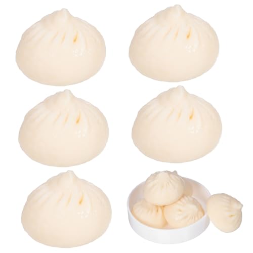 FUNNETOYU 5 Stück Teiliges Realistische Simulation Gedämpfter Brötchen Modell Detailgetreues PVC Dekor Küchen und Fotorequisit Vielseitiges und Lernhilfe für Markt und Haushaltsdeko FUNNETOYU 5 Stück Teiliges Realistische Simulation Gedämpfter Brötchen Modell Detailgetreues PVC Dekor Küchen und Fotorequisit Vielseitiges und Lernhilfe für Markt und Haushaltsdeko von FUNNETOYU