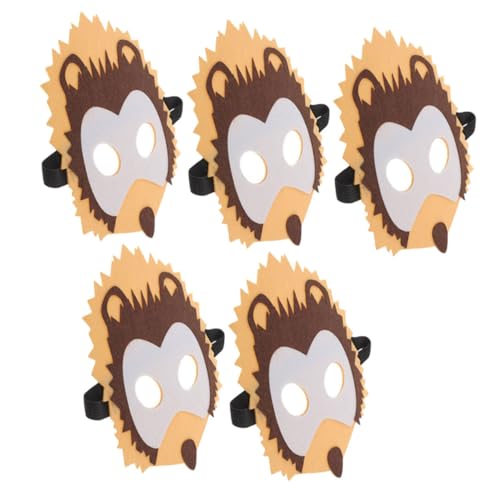 FUNNETOYU 5 Stück Tierische Maske Karikatur Tiermaske Aus Filz Masken Zum Schmücken Kaninchen Maske Katze Schlafende Augenmaske Bausatz Tier-cosplay-maskerade Goldene Tiermaske Vlies FUNNETOYU 5 Stück Tierische Maske Karikatur Tiermaske Aus Filz Masken Zum Schmücken Kaninchen Maske Katze Schlafende Augenmaske Bausatz Tier-cosplay-maskerade Goldene Tiermaske Vlies von FUNNETOYU