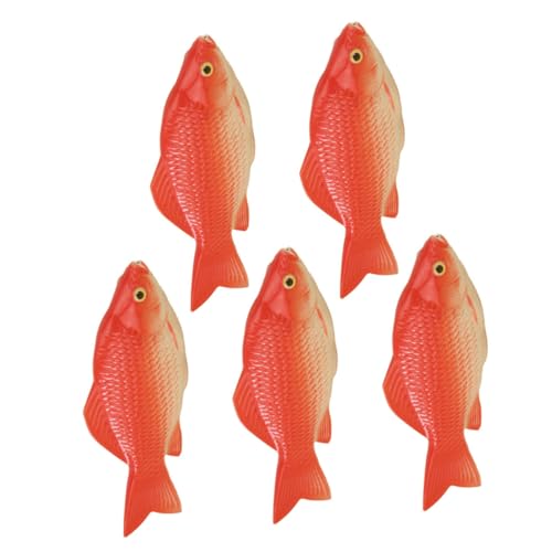 FUNNETOYU 5 Stück künstlicher Fisch Panzer Fisch Dekorationen LED Aquarium gefälschter Fisch simulierter Fisch realistisches Fischmodell Kleiner falscher Fisch Simulationsfisch Schaum rot FUNNETOYU 5 Stück künstlicher Fisch Panzer Fisch Dekorationen LED Aquarium gefälschter Fisch simulierter Fisch realistisches Fischmodell Kleiner falscher Fisch Simulationsfisch Schaum rot von FUNNETOYU