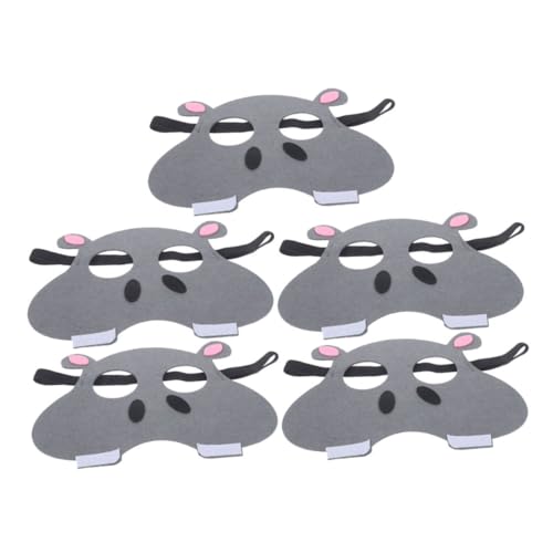 FUNNETOYU 5 Stück tierische Maske Lustige Maske masken für halloween maske kinderspielzeug kinderkostüme Igel-Kostümmaske Schlafmaske Tiermasken Cartoon-Tiermaske Vlies Grey FUNNETOYU 5 Stück tierische Maske Lustige Maske masken für halloween maske kinderspielzeug kinderkostüme Igel-Kostümmaske Schlafmaske Tiermasken Cartoon-Tiermaske Vlies Grey von FUNNETOYU