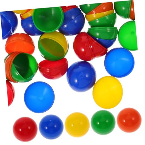 FUNNETOYU 50 Stück Bunte Plastikkugeln zum Befüllen Öffnen für Tombola Partyspiele Glücksziehung und Dekoration Robuste und Farbenfrohe Spielkugeln für Feste FUNNETOYU 50 Stück Bunte Plastikkugeln zum Befüllen Öffnen für Tombola Partyspiele Glücksziehung und Dekoration Robuste und Farbenfrohe Spielkugeln für Feste von FUNNETOYU