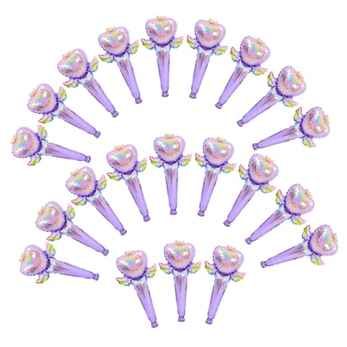 FUNNETOYU 50 Stück Fairy Wand Folienballons Handheld Aluminium Luftballons für Party Deko Fotorequisiten Geburtstagsfeier Bühne Raumgestaltung in von FUNNETOYU