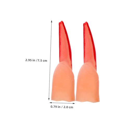 FUNNETOYU 50 Stück Halloween Fake Fingers mit Realistischen Horror-nägeln Wiederverwendbare Gimmick-Finger für Party Cosplay Zaubertricks und Gruselige Verkleidungen FUNNETOYU 50 Stück Halloween Fake Fingers mit Realistischen Horror-nägeln Wiederverwendbare Gimmick-Finger für Party Cosplay Zaubertricks und Gruselige Verkleidungen von FUNNETOYU
