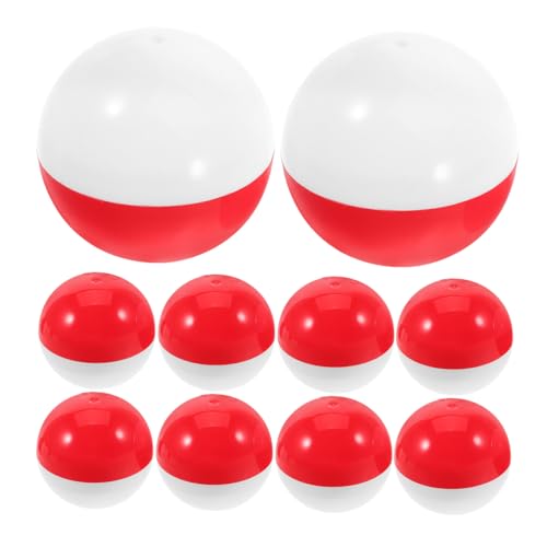 FUNNETOYU 50 Stück Leere Plastikkugeln Befüllbare Drehbare Ballkapseln für Süßigkeiten Partygeschenke Osterdekoration Vielseitige Kunststoff Eier für und Bastelbedarf von FUNNETOYU