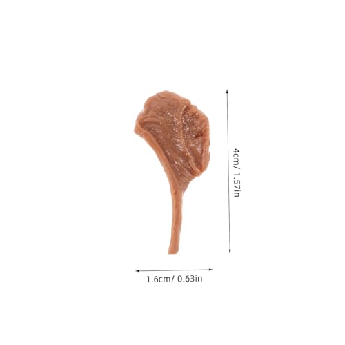 FUNNETOYU 50 Stück Mini Steak Modell Realistische Fake Beef Blöcke Detailgetreu Gefärbt Kleine Küchen Deko und Fotografie Requisiten für DIY Bastelprojekte und Marktpräsentationen von FUNNETOYU