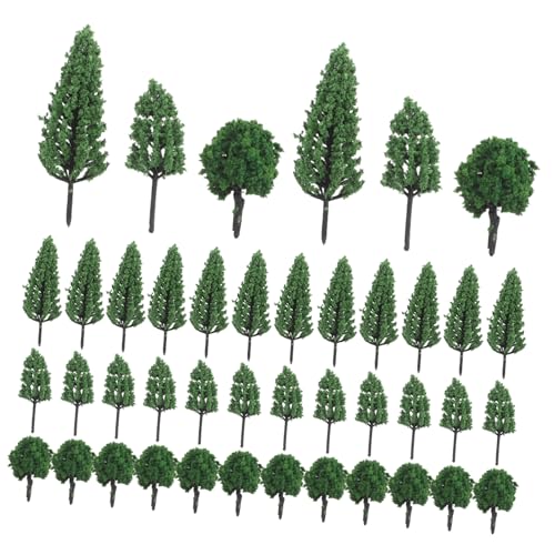 FUNNETOYU 50 Stück Miniatur Bäume Set für Modellbau Realistische Kunststoffbäume für DIY Landschaften und Miniatur Dollhouses für Kreative Mikro Landschaften FUNNETOYU 50 Stück Miniatur Bäume Set für Modellbau Realistische Kunststoffbäume für DIY Landschaften und Miniatur Dollhouses für Kreative Mikro Landschaften von FUNNETOYU