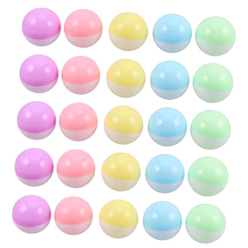 FUNNETOYU 50 Stück Teiliges Bunte Macaron Farbige Nachfüllbare Kunststoffkapseln für Automaten Zubehör Wiederverwendbare Runde Behälter für Diy Basteln Partygeschenke und Kleine Aufbewahrung FUNNETOYU 50 Stück Teiliges Bunte Macaron Farbige Nachfüllbare Kunststoffkapseln für Automaten Zubehör Wiederverwendbare Runde Behälter für Diy Basteln Partygeschenke und Kleine Aufbewahrung von FUNNETOYU