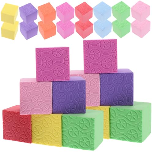 FUNNETOYU 50 Stück Teiliges Bunte Schaumstoffwürfel Kleine Bausteine aus Sicherem Schaumstoffmaterial Glatte Oberfläche Fördert Farberkennung und Feinmotorik für Lernspiele und Eltern Junge FUNNETOYU 50 Stück Teiliges Bunte Schaumstoffwürfel Kleine Bausteine aus Sicherem Schaumstoffmaterial Glatte Oberfläche Fördert Farberkennung und Feinmotorik für Lernspiele und Eltern Junge von FUNNETOYU