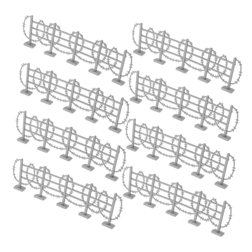 FUNNETOYU 50 Stück Teiliges Militärisches Silberner Metallzaun für Modelllandschaften Realistische Armee Szene Miniatur Gartenzaun für Dioramen und Sammler Detailreich Gestaltet FUNNETOYU 50 Stück Teiliges Militärisches Silberner Metallzaun für Modelllandschaften Realistische Armee Szene Miniatur Gartenzaun für Dioramen und Sammler Detailreich Gestaltet von FUNNETOYU