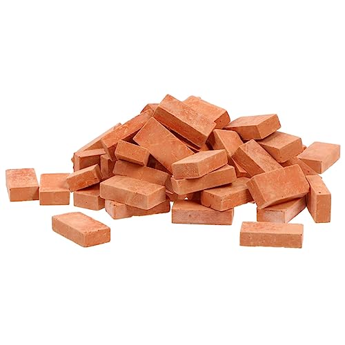 FUNNETOYU 50stücke Miniaturziegelsteine Realistische Simulationsziegel Für Sandtischlandschaften -BAU Und Miniatur-gartenprojekte Spielzeug Für Kreative Hände FUNNETOYU 50stücke Miniaturziegelsteine Realistische Simulationsziegel Für Sandtischlandschaften -BAU Und Miniatur-gartenprojekte Spielzeug Für Kreative Hände von FUNNETOYU